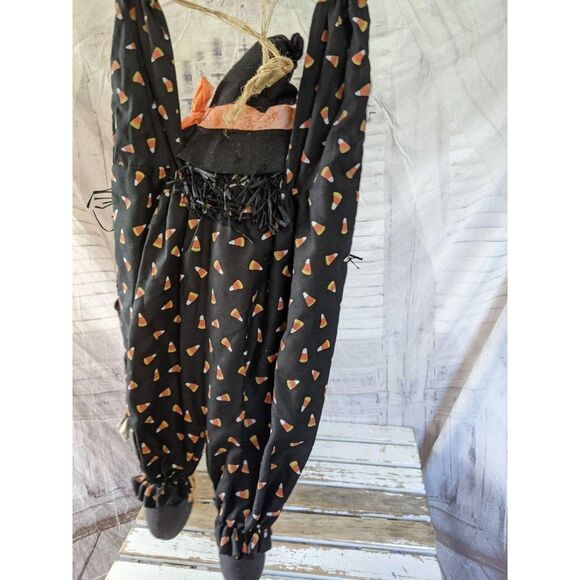 Large folk art country hanging witch Halloween hom - Picture 4 of 6